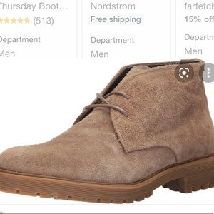 Vince suede dark gray ankle lace desert boot men’s size 10